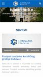 Mobile Screenshot of gimnazija-karlovac.hr